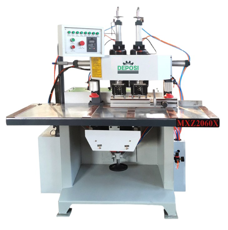 白底 Double Spindle Door Lock Machine